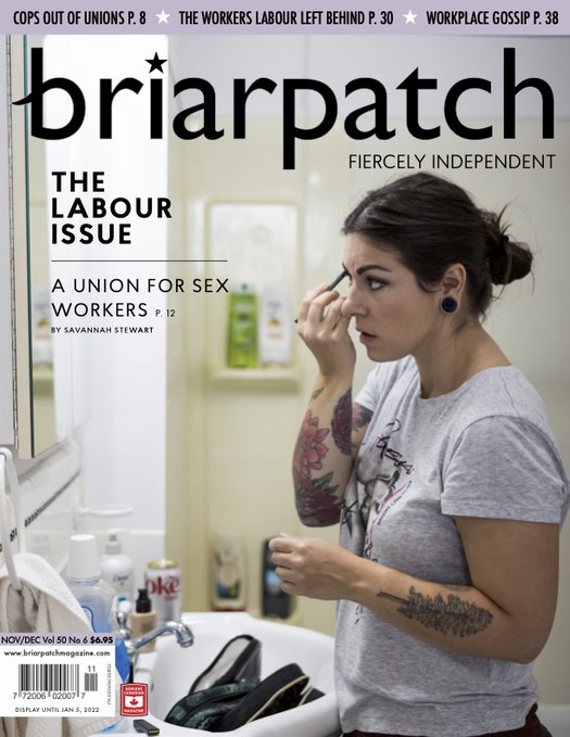 Briarpatch Article Featuring Iww Members Spotlights Canadas Sole Sex